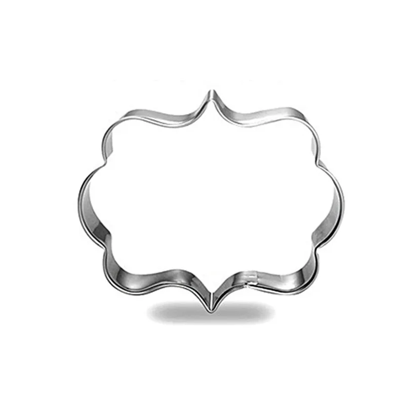 

Frame Style Cookie Tools Biscuit Cutter Stainless Steel Baking Mold Sugarcraft Pastry Tools Kitchen Accessories Baking Fondant
