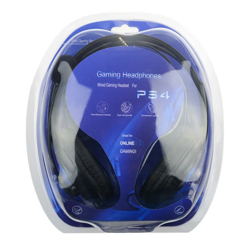 Wired Gaming Headset Earphones Headphones with Microphone Mic Stereo Supper Bass for Sony PS4 for PlayStation 4 Gamers цена Wired Gaming Headset Earphones Headphones with Microphone Mic Stereo Supper Bass for Sony PS4 for PlayStation 4 Gamers цены онлайн