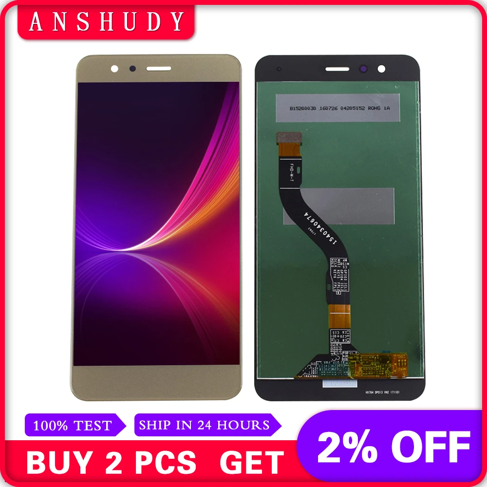 

For Huawei P10 Lite LCD Display Touch Screen Digitizer Assembly Frame For huawei P10 lite WAS-LX1 WAS-LX1A WAS-LX2 WAS-LX3 LCD