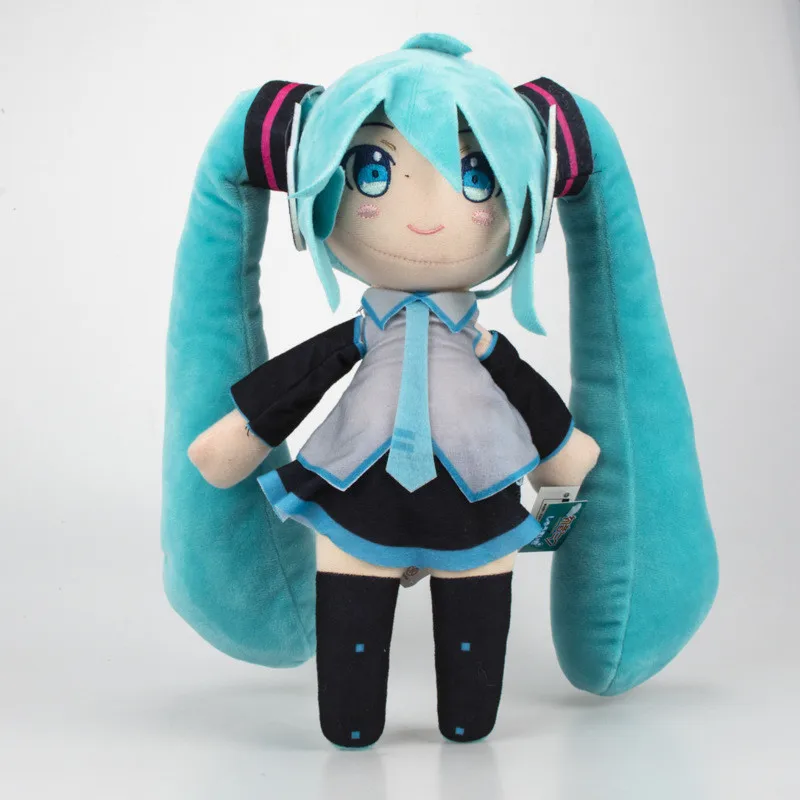Anime Hatsune Miku Plush Toys Dolls Vocaloid Hatsune Miku Stuffed Doll Pillow Cosplay Toy Gift 33cm  (2)