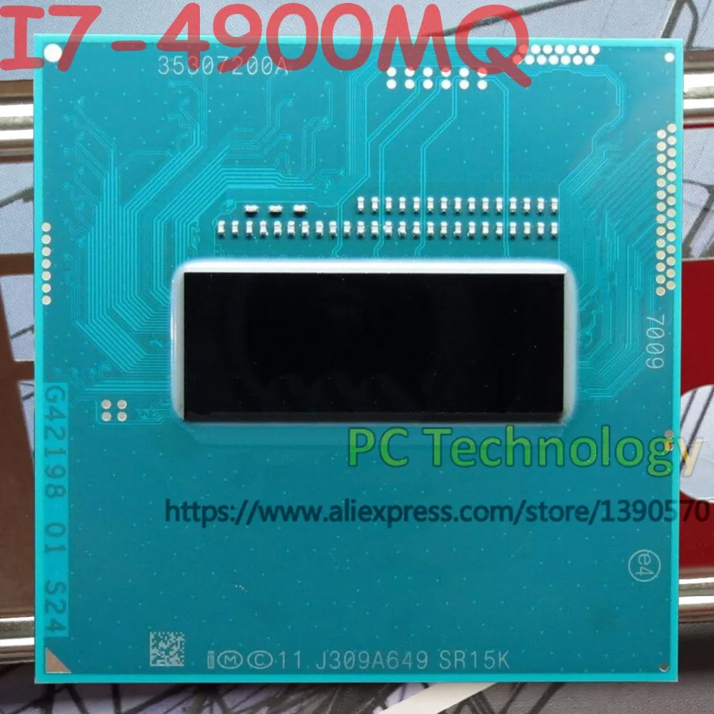 Оригинальный процессор Intel Core SR15K I7 4900MQ FCPGA946 2 80 ГГц 3 8 м четырехъядерный