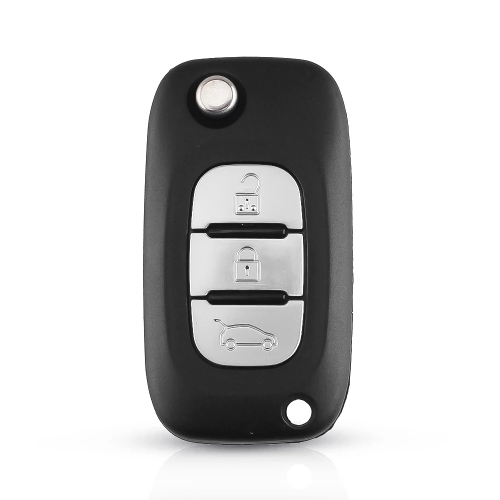 Складной чехол Dandkey для автомобильного ключа с 3 кнопками Renault