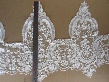 

15 yards/lot lace fabric trim 50cm Fabric Beautiful Flower Venise Lace Trim Sewing Craft