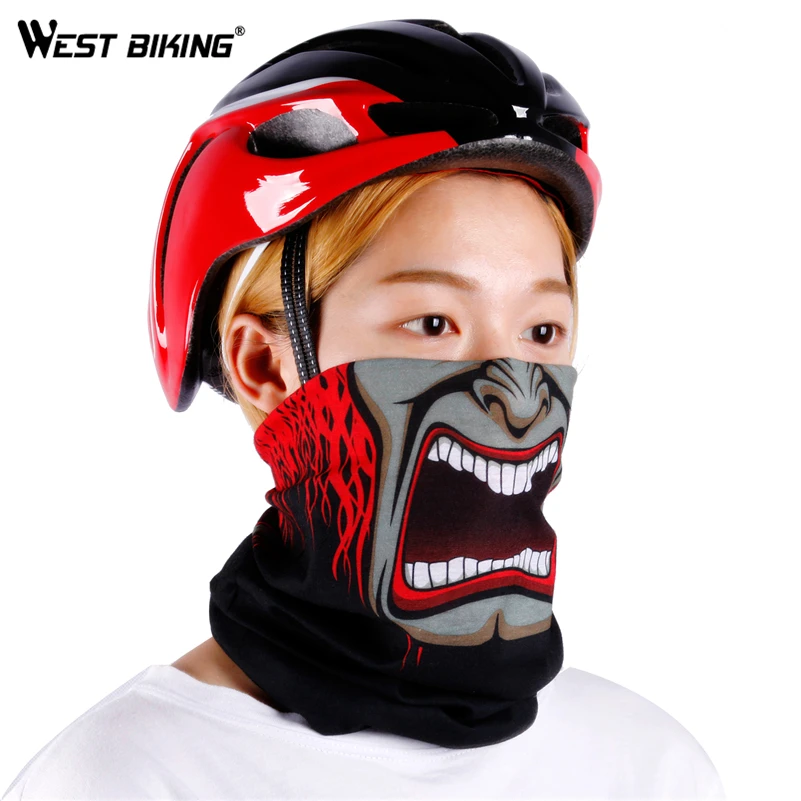 Велосипедная маска дышащая бесшовная велосипедная лицевая для занятий спортом