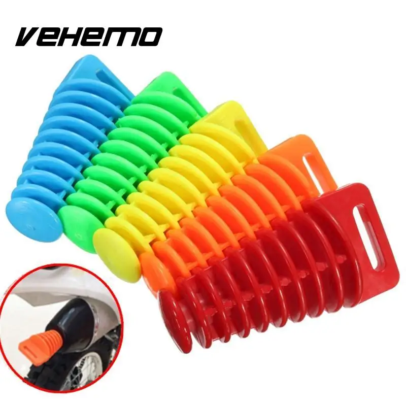 

Motorcycle Dirt Bike 4 Stroke Muffler Pipe Exhaust Silencer Wash Plug 99mm Rubber 8 Color Best Quality Universal For BMW Honda