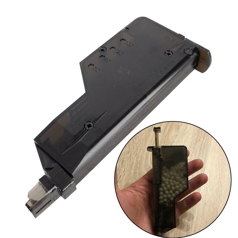 

Hunting Airsoft Paintball BB Speed loader 155 Rounds Military CS GamesTactical BB Loader 6mm Quick Loader Shooting Accessary