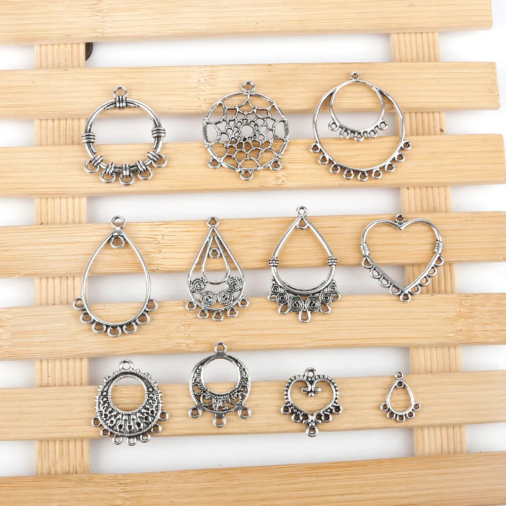 Buy 10pcs/lot Silver Plated Metal Charms Handmade DIY