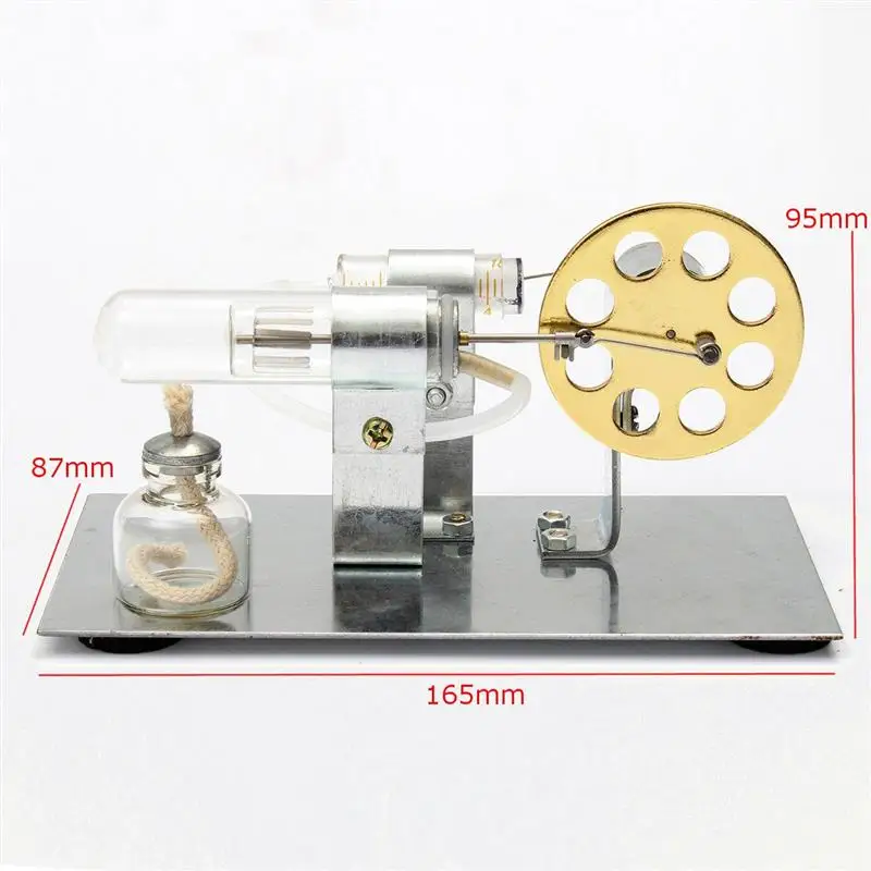 

Mini Air Stirling Engine Motor Model Educational Steam Power Electricity Learning Model For Physics teaching demonstration model