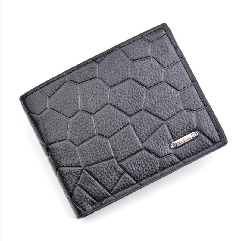 

Men's short wallet stone pattern men's wallet 2 fold soft wallet stall supply source spot wholesale 2019 explosion wallet