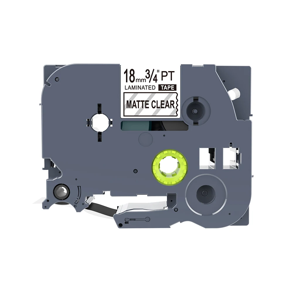 

1PCS PUTY 18mm Black On Matt Clear TZe-M41 tzM41 TZ-M41 label tapes compatible for PT300 350 520 750 P700 P-Touch label printers
