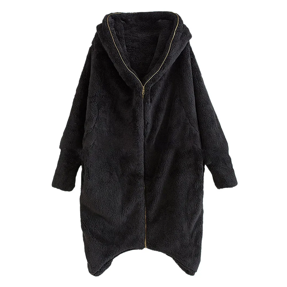 Страусиная флисовая женская куртка на молнии теплые куртки и пальто женские зимние пончо и накидки Jaqueta De Couro Feminino N30