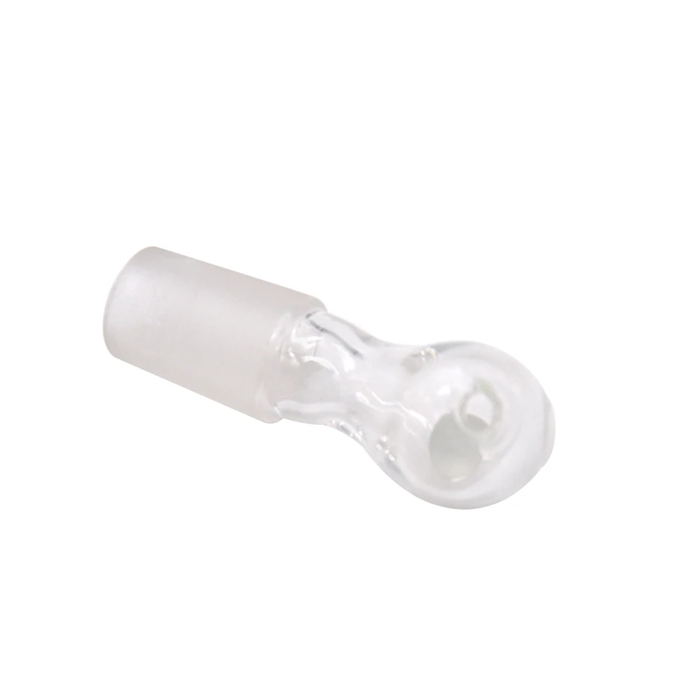 Шаровидный стеклянный кальян 14 мм адаптер отжимной трансферный клапан Sheecha/Chicha/Narguile воздушный клапан для кальяна фильтр труба Соединительный кальян - Цвет: Clear
