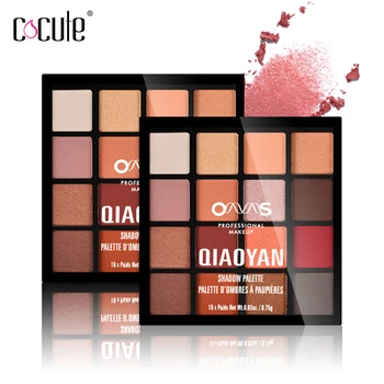 

16 Colors Eyeshadow Professional Glitter Pigmented Eye Shadow Flash Shimmer Matte Easy to Wear Waterproof Eyes Makeup Palette