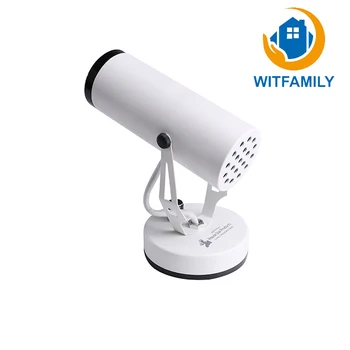 

2017 New Creative Fashion LCD LED Projection Clock Electronic Wall Clock Display Calendar World Time with White Black Two Colors