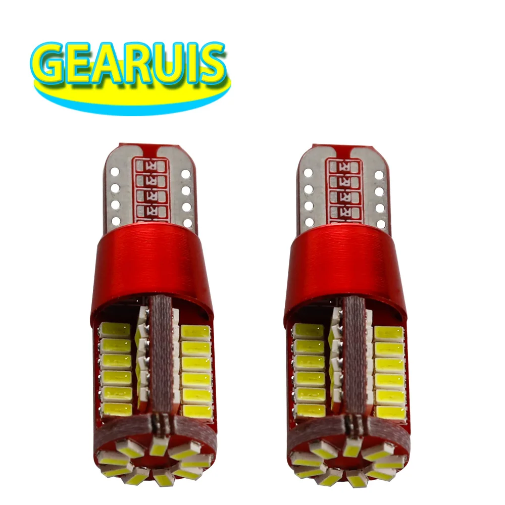 200X Car led light No Error W5W T10 Canbus 57 SMD 3014 LED 194 57SMD 57LED Light Bulb Clearance lights Lamp Ice blue DC 12V | Автомобили и