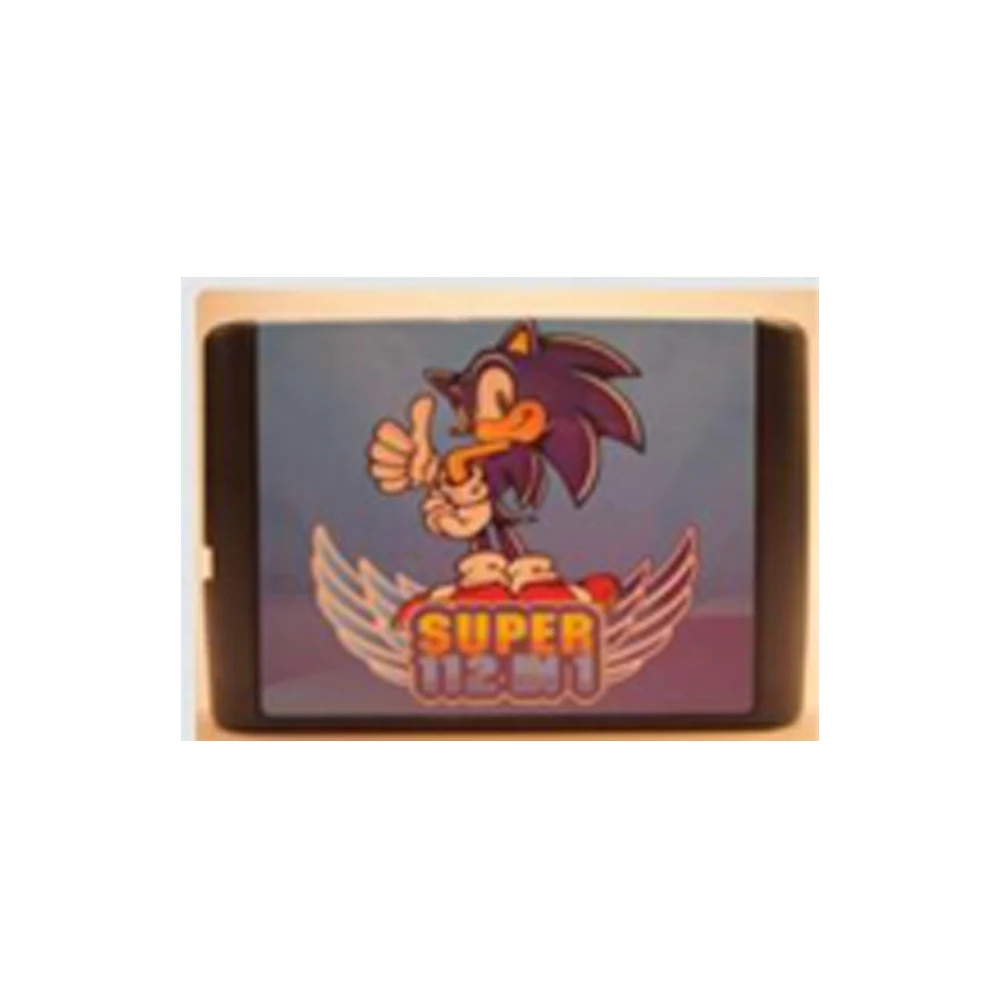 

For Sega Mega Drive 112 in 1 Game card/Cartridge 16 bit MD Game Card For Sega Genesis freeshipping