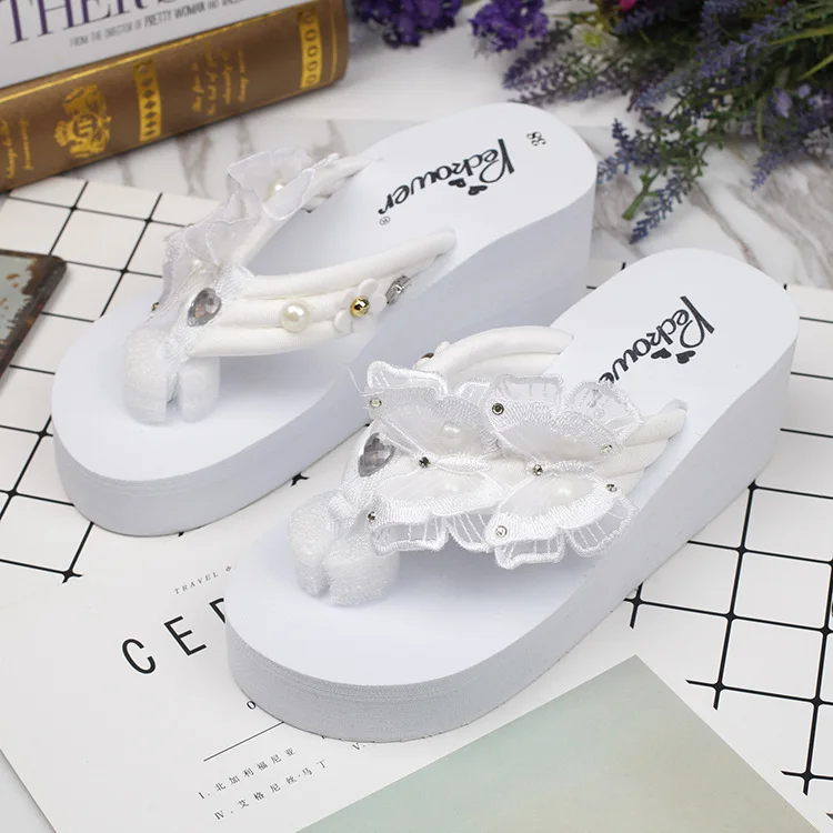 cheap white slippers