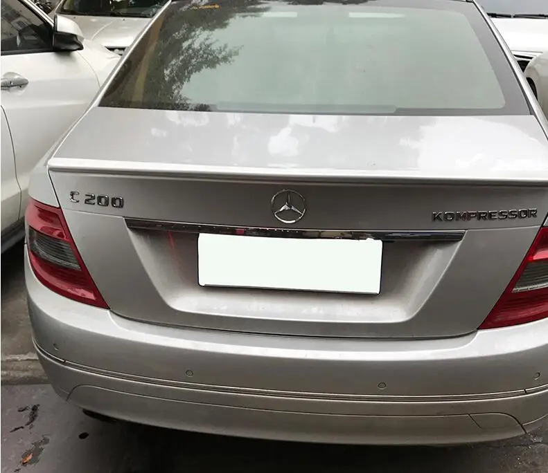 Неокрашенный спойлер для багажника заднего крыла автомобиля ABS BENZ W204 C class C200 C230 C260
