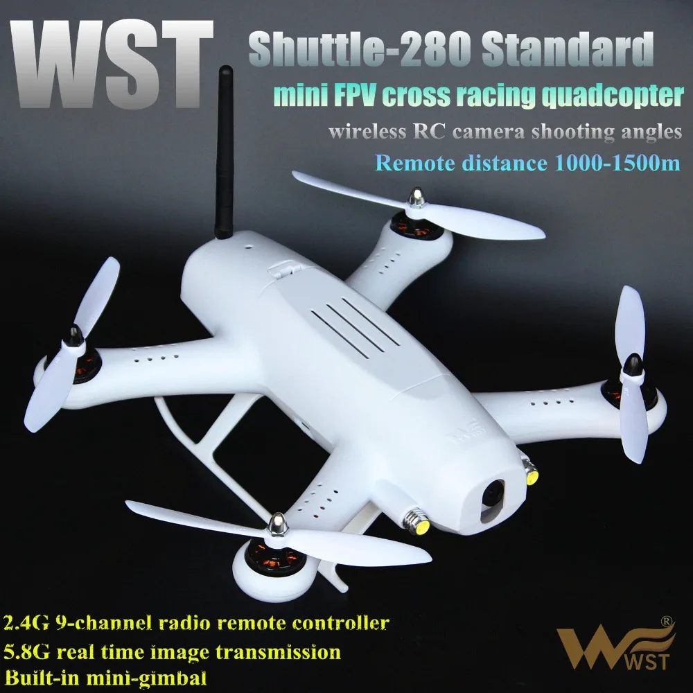 WST Shuttle s 280 font b Drone b font with Camera FPV 5 Inch Monitor Race