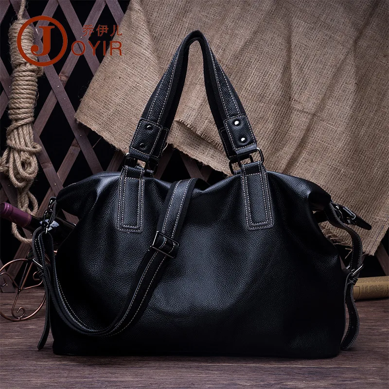 Fashion simple and noble Genuine Leather men's famous designer handbags trend leisure oil wax leather bags messenger bag