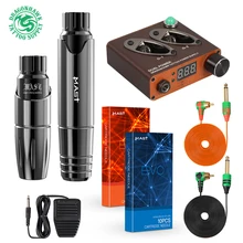 Dragonhawk ротационная ручка, набор для татуировки, двойная ручка, набор для перманентного макияжа, комплекты с двойным режимом питания для тату-студии художника