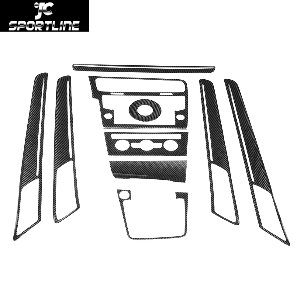 Golf MK7 GTI car-styling carbon fiber Interior Mouldings Trim Covers fit for VW Golf MK7 2014UP left hand drive