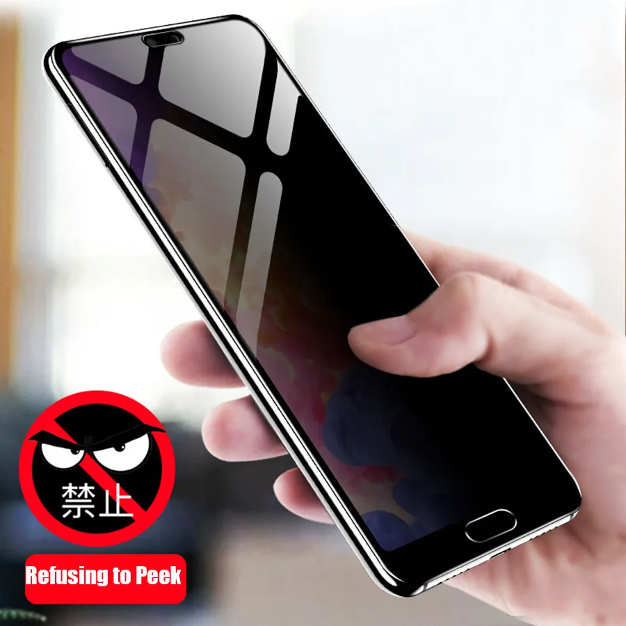 

3D Full Anti Spy Case Friendly Tempered Glass For Huawei P30 P20 Pro Privacy Screen Protector Film For Huawei P20 Mate 20 Lite
