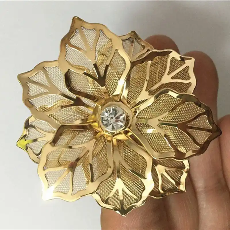 6 шт. нержавеющая сталь западное обеденное полотенце салфетка кольцо украшение стола кольца для салфеток держатель для салфеток вечерние с...