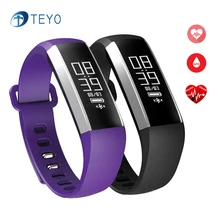 Teyo Smartband E09 Кровяное Давление Шагомер Сердечного Ритма Сна Кислорода В Крови Монитор Водонепроницаемый Pulsera Inteligente для Android IOS