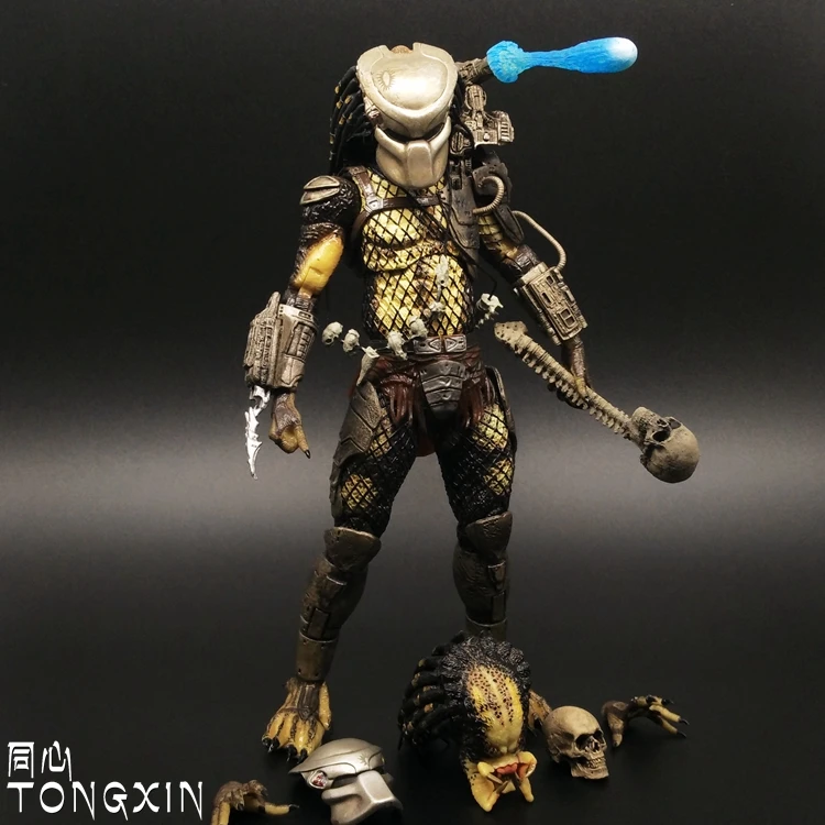 NECA AVP Aliens vs. Predator серия Young Blood/Elder Predator Охотник на змею фигурка игрушки 18 см