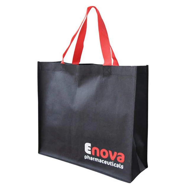 Wholes 500pcs Lot Custom Printed Company Brand Logo Reusable Non Wholes 500pcs Lot Custom Printed Company Brand Logo Reusable Non Woven Ping Bags Fabric Grocery