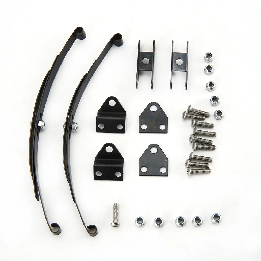 

2/4 Pcs 1/10 Rock Crawler Hard Leaf Spring Suspension Stainless Steel Bar for F350 D90 RC4WD Tamiya Axial Truck