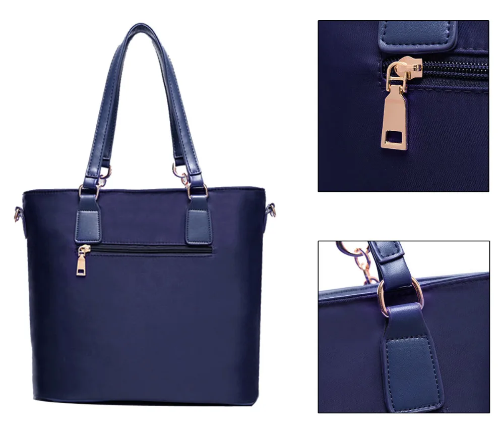 Coofit 6 шт./компл. женская сумка женская сумочка нейлоновая сумка через плечо для девочки комплект комбинированных сумок с Дамский бумажник-ридикюль кошелек