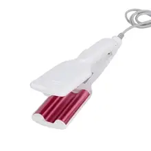 220 В 50 Вт Красота Здоровье и гигиена инструмент большой egg roll Пермь Шинная 3 Бочки большая волна PTC Керамика покрытие волос бигуди для укладки инструмент