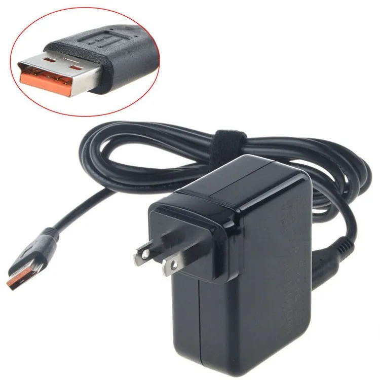 20V 2A 40 Вт ноутбук переменного тока Питание адаптер штепсельной вилки стены Зарядное устройство+ USB кабель для lenovo Yoga 3 Pro Yoga 3 11 14 1470/1370/1170