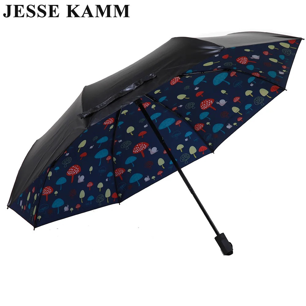 JESSE KAMM 2017 New Brand For Women Ladies Child Anti-UV Windproof Strong Drop Shipping Compact Travel Rain Sun Umbrellas Flower | Дом и сад