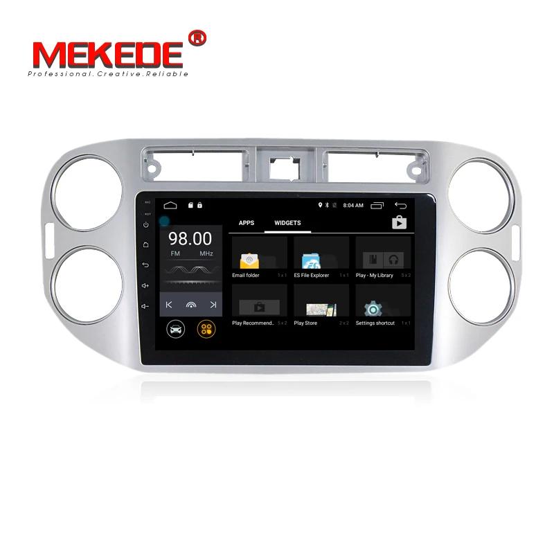 Excellent HD 1024x600 Android 7.1  2G RAM  Car radio DVD GPS navi player for Volkswagen tiguan 2010 2011 2012 2013 2014 2015 2016 3