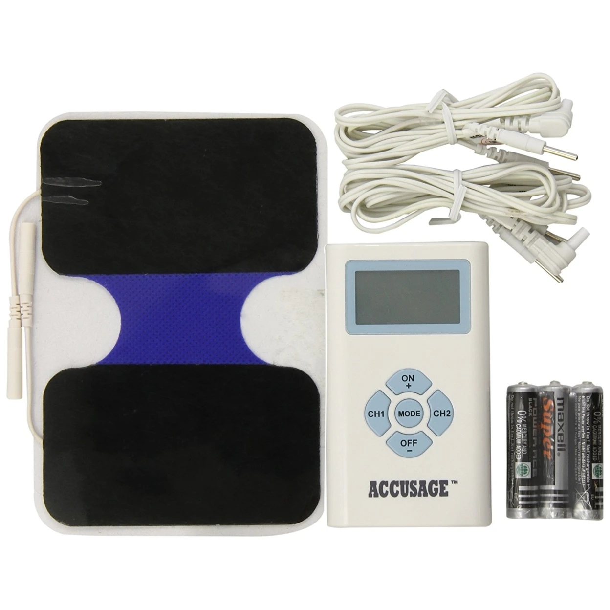 Accusage Elite EMS Remote Controlled Muscle Fatigue Relief Massager