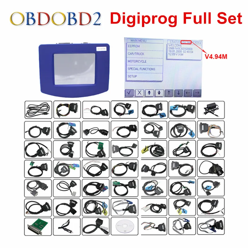 Программатор одометра FTDI Digiprog 3 полное Программное обеспечение DP3 V4.94 III