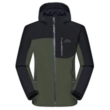 Men’s Winter Thick Softshell Jackets Male Outdoor Sports Coats Windproof Warm Camping Trekking Hiking Ski Brand Clothing VA014