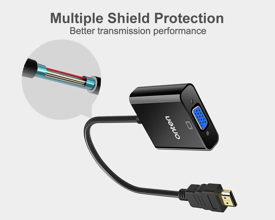 HDMI to VGA Cable Adapter HDMI Cable 6