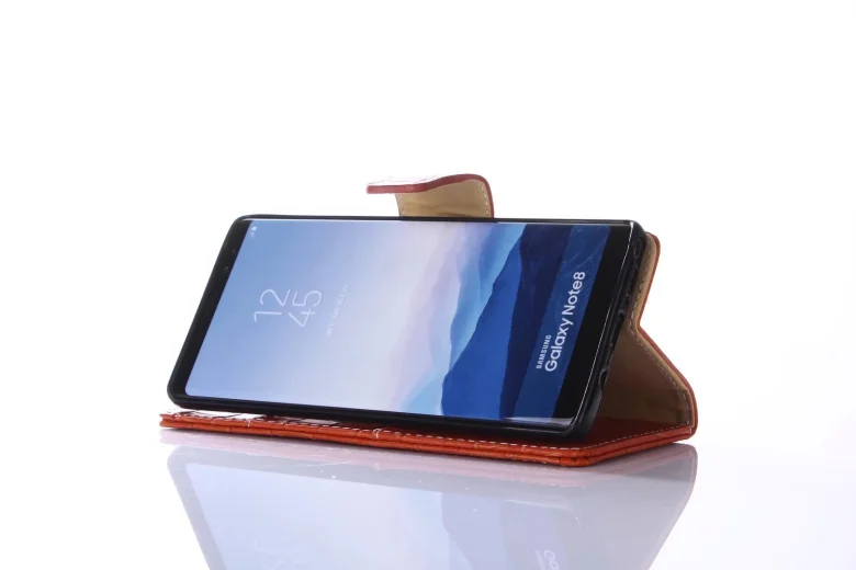 LoveCase Crocodile Skin Genuine Leather Wallet Style Case For Samsung Galaxy Note 8 S8 S9 Plus Flip Phone Case Bag For noet 9 