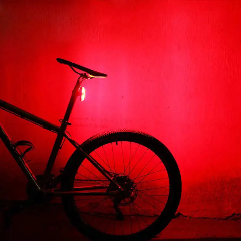 120lm USB Перезаряжаемые светодиодный Велосипедные фары велосипед Подседельный штырь задние лампы для Велоспорт Предупреждение шлем свет ночного Детская безопасность езда задний фонарь