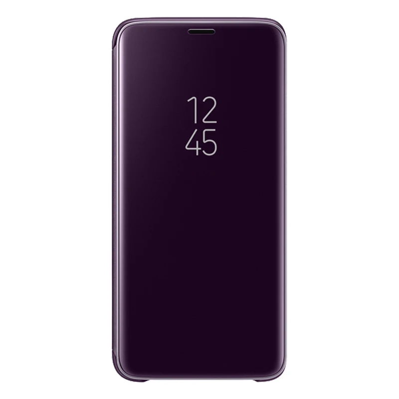 Умный зеркальный чехол с чипом для samsung Galaxy S9 Plus, прозрачный кожаный флип-чехол для samsung Note 9, 8, 5, S8 Plus, S7, S6 Edge Plus