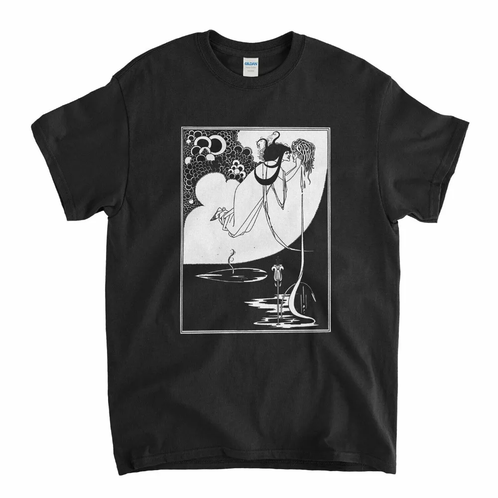 Мужская футболка с коротким рукавом Aubrey Beardsley Классическая изображением Оскара