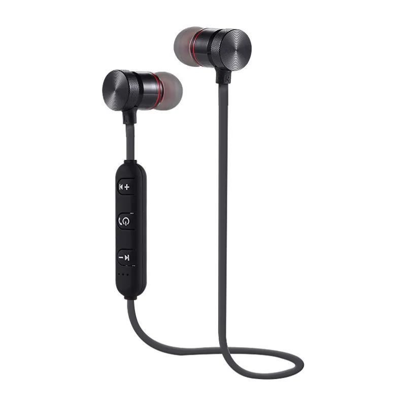 Металлические Магнитные стерео спортивные беспроводные Bluetooth наушники