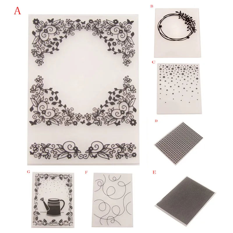 

Plastic lace frames flowers Embossing Folder Clear Stamps Cutting Dies Template Stamp Paper Cards Photo Album Making Tool