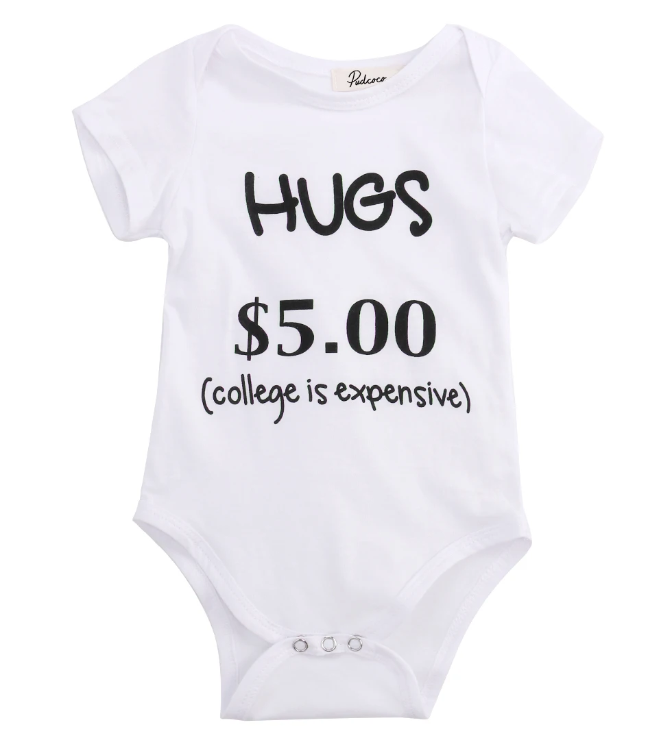 

Hi Hi Baby Store Cute Newborn Baby Boys Girls Clothes Short Sleeve Cotton Summer Romper Outfits