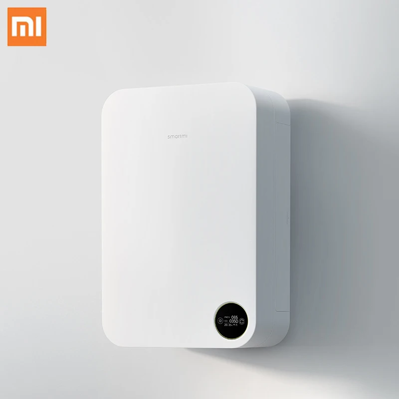 Xiaomi очиститель воздуха настенный бытовой бесшумный очиститель свежего воздуха интеллектуальный контроль подачи кислорода очиститель воздуха