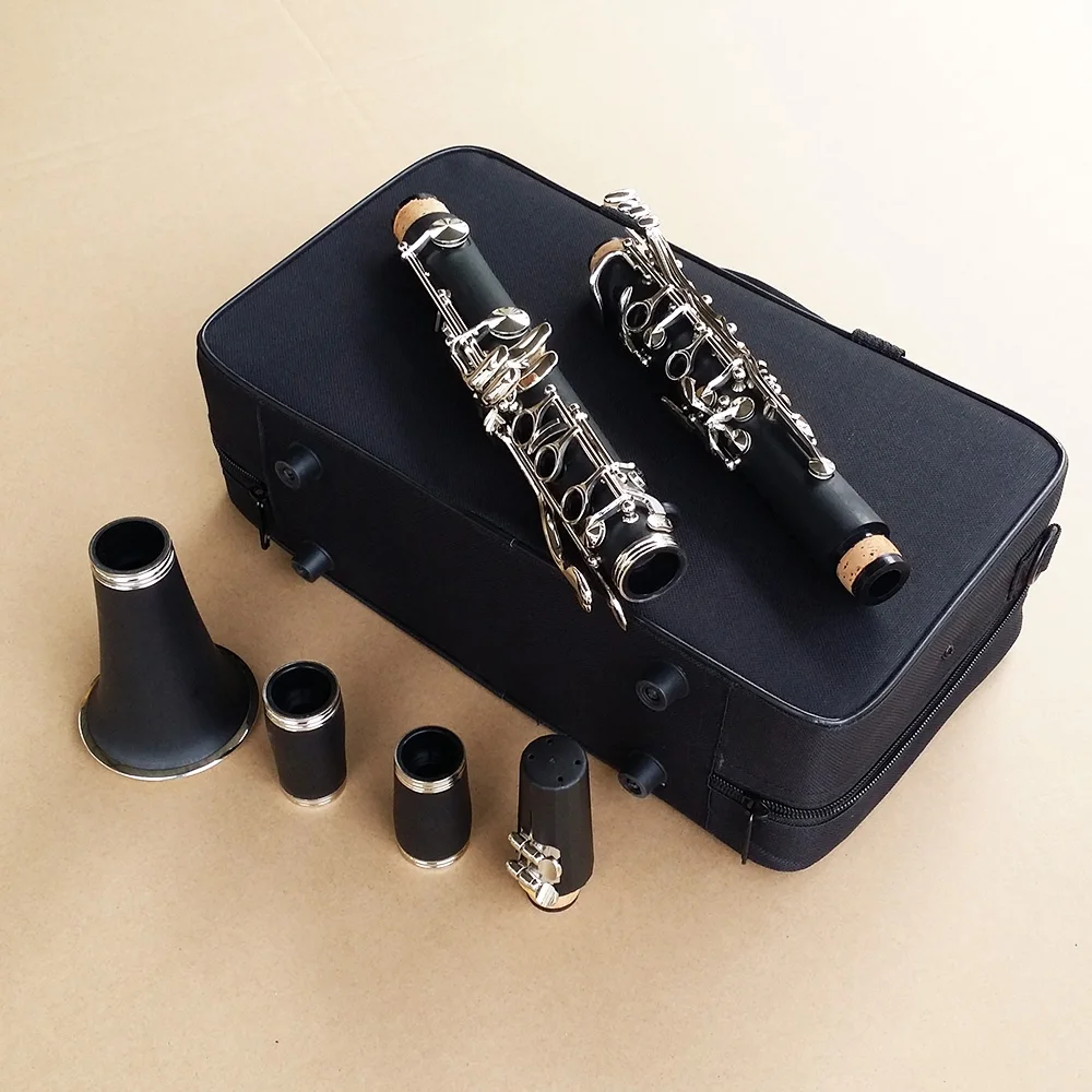 17 Key bB Flat Soprano Binocular with Cork Grease Cleaning Cloth Woodwind Instrument